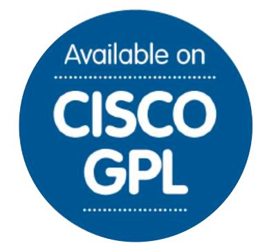 available on cisco gpl
